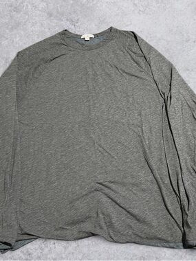 James Perse Lightweight Linen Blend Long Sleeve Shirt Mens Large Japan